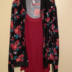 Tank top with jacket